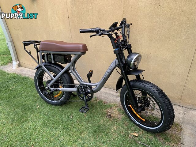 Dirodi E-bike. Fat wheel cruiser. Near new!