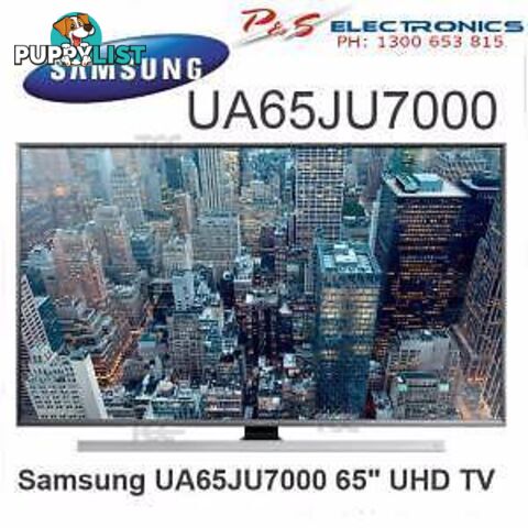 Samsung 65_ 4K UHD SMART TV-UA65JU7000--1 YR WARRANTY