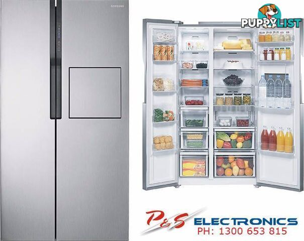 Samsung - 603L Side by Side Fridge- SRS603HLS 1 YEAR WARRANTY