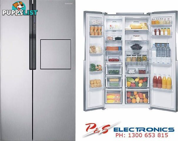 Samsung - 603L Side by Side Fridge- SRS603HLS 1 YEAR WARRANTY