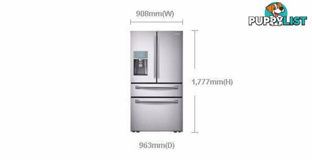 Samsung 890L 4 Door Fridge MODEL: SRF890SWLS