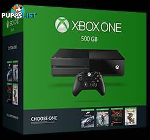 Microsoft XBOX ONE BLACK 500GB Console Plus Rise of Tomb Raider