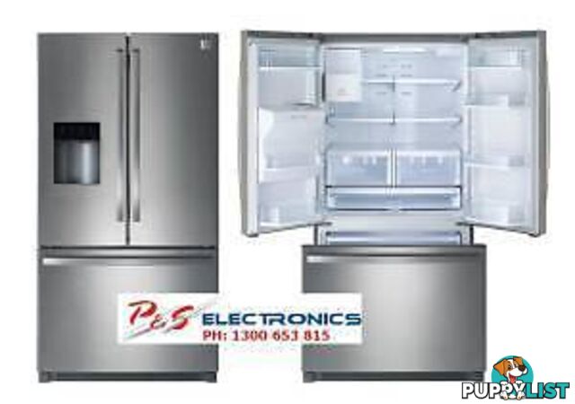 Daewoo 762L Stainless Steel French Door Fridge_ RFS-26D1T