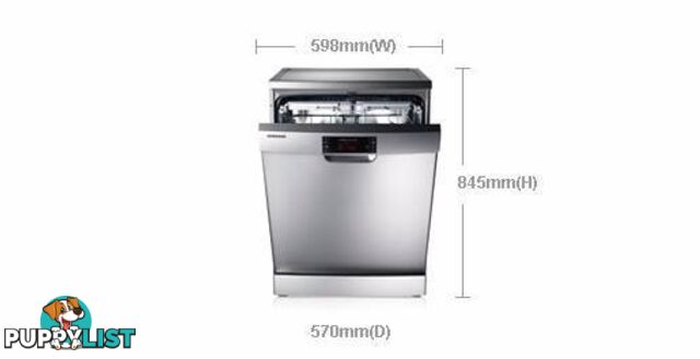 Samsung 15 Place Dishwasher-DW5363PGBSL-1 YEAR WARRANTY