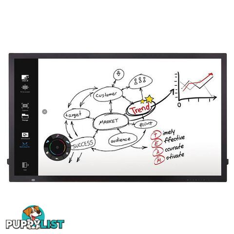 LG  Interactive Digital Board TC3D 65" 16:9  FHD LED  10MS DSUB DVI DP HDMI SERIAL LAN VESA