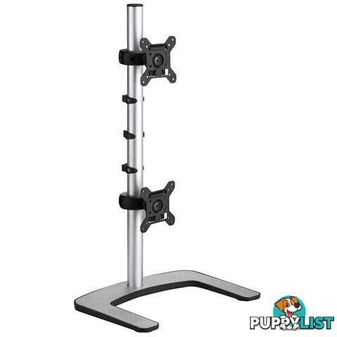 Atdec Visidec VFS-DV Freestanding LCD Monitor Stand for Dual Monitors - Vertical