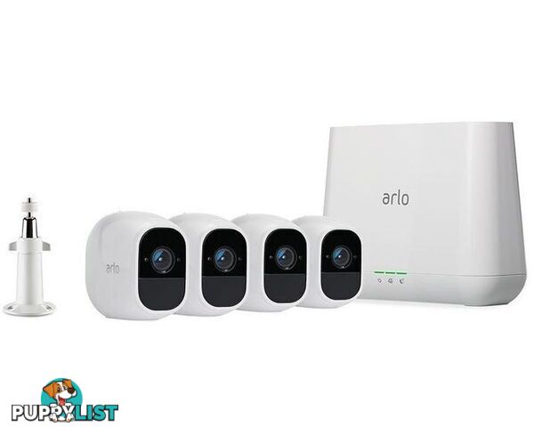 Arlo Pro 2 Smart Security System with 4 Cameras VMS4430P