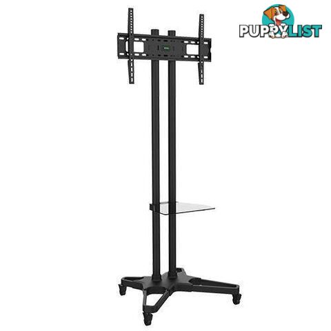 Brateck Portable TV Cart w/Castors for 37"-70" Screen Sizes - T1021B