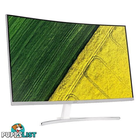 Acer ED322QA 31.5" 75Hz FHD FreeSync HDR VA Curved Gaming Monitor - Silver