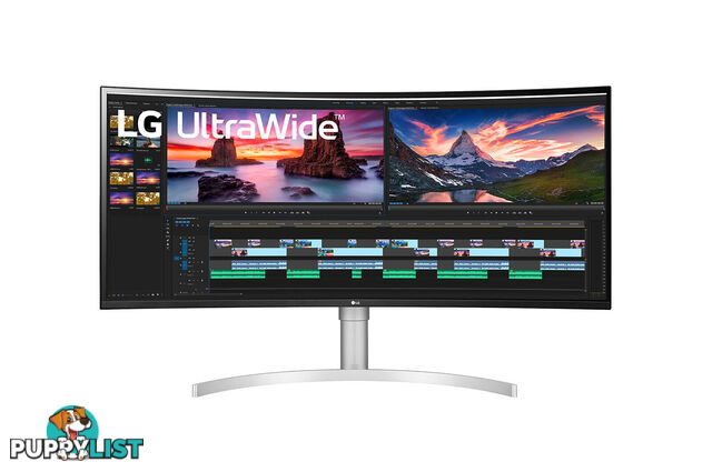 LG 38WN95C-W 38" 144Hz Ultra-Wide QHD HDR G-Sync Ready Nano IPS Curved Monitor