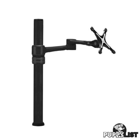 Atdec Visidec Focus Desk Mount Single Arm - Black