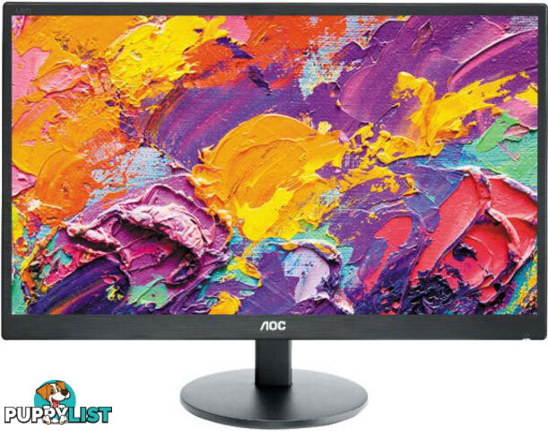 AOC 23.6' 1ms Full HD Monitor - HDMI/DVI/VGA, Tilt, VESA100mm, Speaker > MNL-24MK400H-B