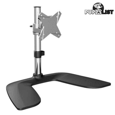 Brateck Free Standing Single LCD Monitor Stand from 13''-27"