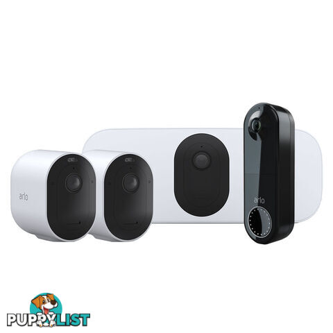 Arlo The Everyday Bundle - Arlo Pro 4 + Doorbell + Floodlight camera