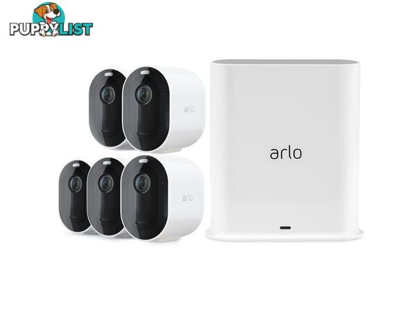 Arlo Pro 3 2K QHD Wire-Free Security 5-Camera System