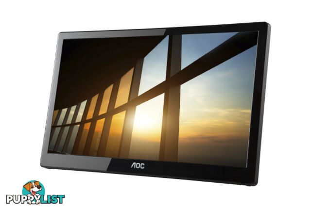 AOC 15.6' IPS 5ms Full HD 1920X1080 USB 3.0 Powered Business Monitor - Tilt, VESA75mm