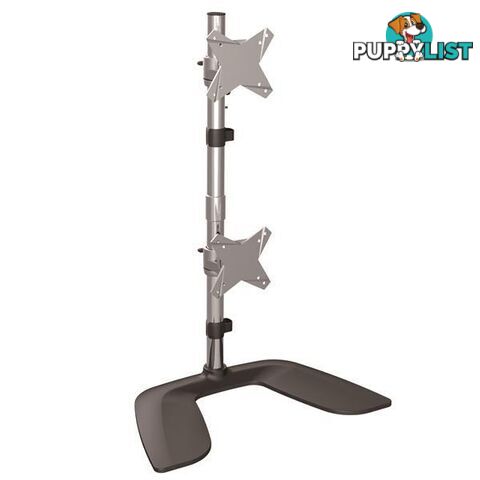 StarTech Vertical Dual-Monitor Stand - Aluminum ARMDUOVS