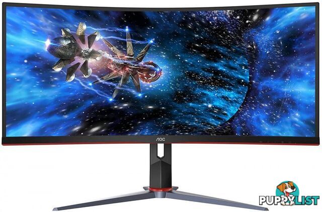 AOC CU34G2X 34inch VA Curved Ultrawide 144Hz 2K Gaming Monitor