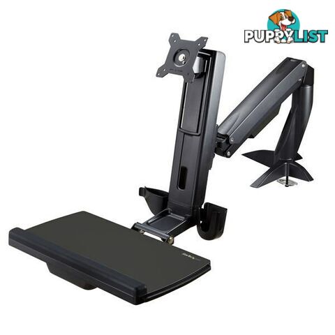 StarTech Sit Stand Monitor Arm - Monitor Arm Desk Mount - VESA Mount