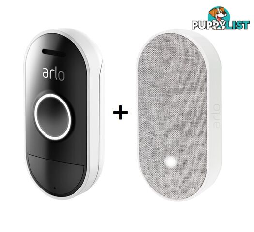 Arlo Audio Doorbell  + Smart Chime Speaker ( Bundle Pack )