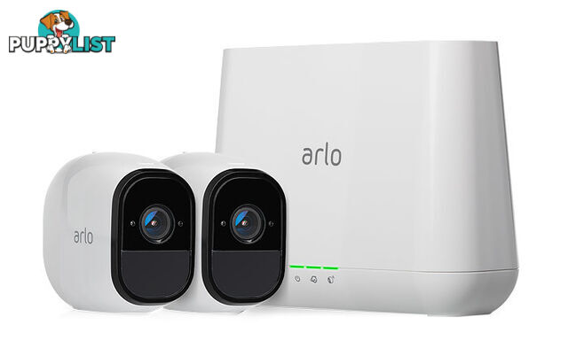 Arlo VMS4230 Arlo Pro Wire-Free HD Camera Security System with 2 HD Cameras