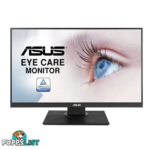 Asus VA24DQLB Eye Care Monitor 23.8 inch FHD IPS Frameless 75Hz Ergonomic Design Wall Mountable