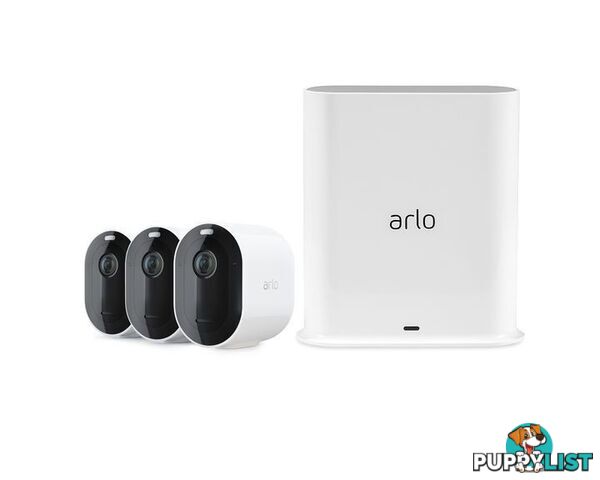 Arlo Pro 3 2K QHD Wire-Free Security 3-Camera System - VMS4340P