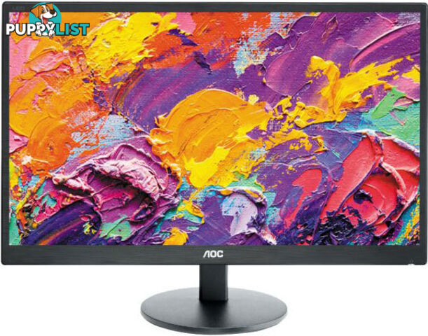 AOC 27' 1ms Full HD Narrow Bezel Monitor - HDMI/DVI/VGA,Tilt,VESA100,Speaker