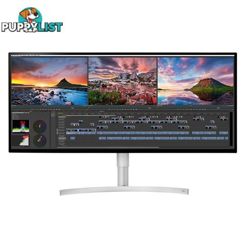 LG 34WK95U-W 34" 5K2K UltraWide HDR 600 Nano IPS LED Monitor with Thunderbolt 3