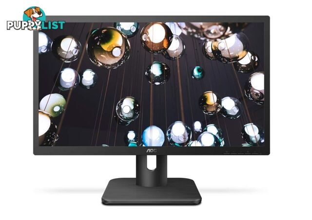 AOC 21.5' 5ms HD 1920x1080 Monitor, FlickerFree, HDMI/VGA, VESA 75mm, Flicker Free.