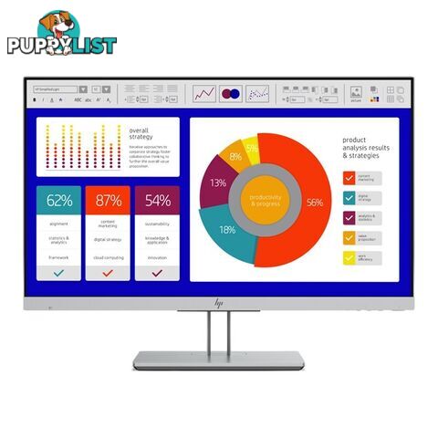 HP EliteDisplay E243p 23.8" FHD Sure View IPS Monitor