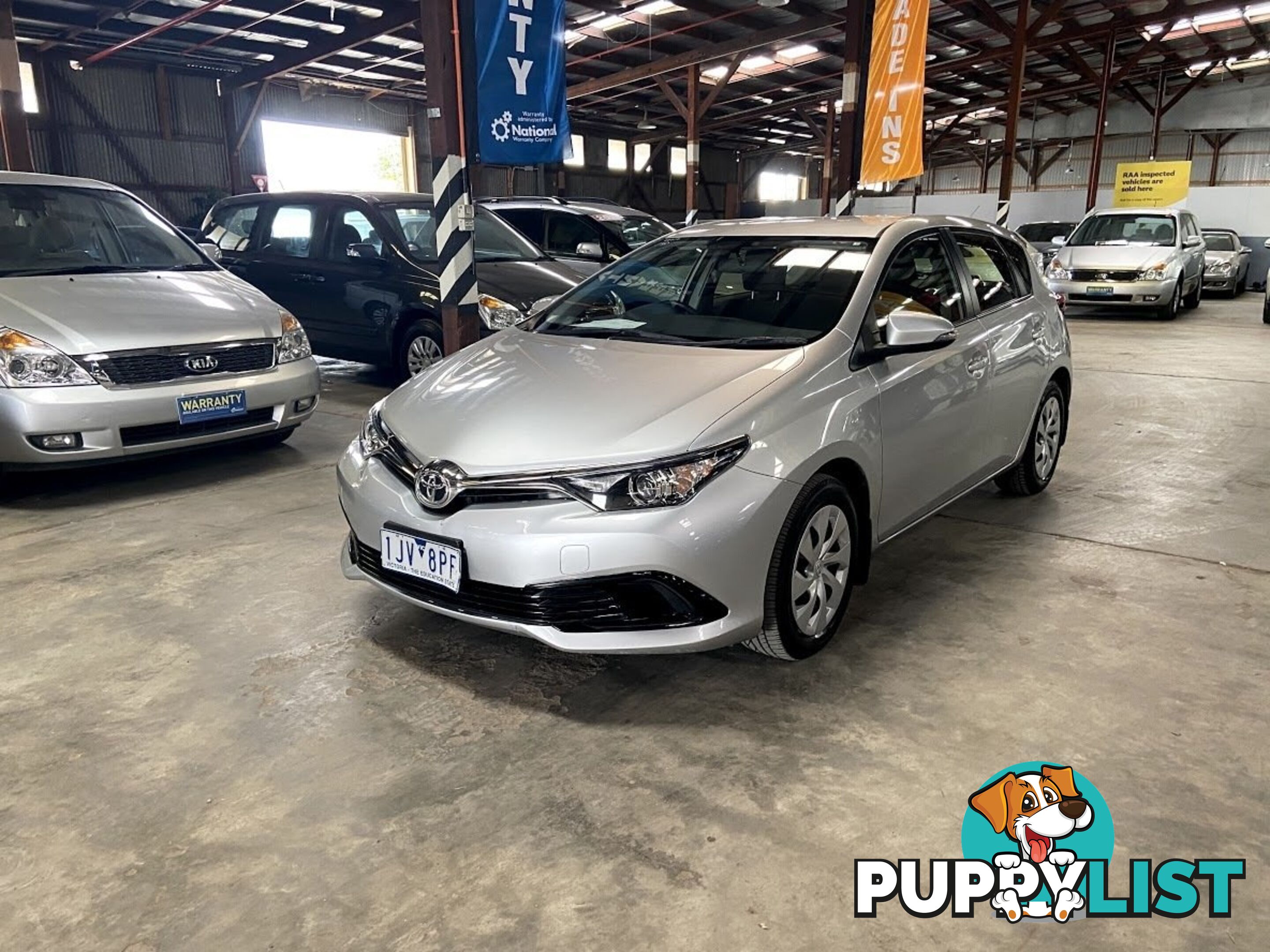 2017 TOYOTA COROLLA ASCENT ZRE182R MY15 5D HATCHBACK