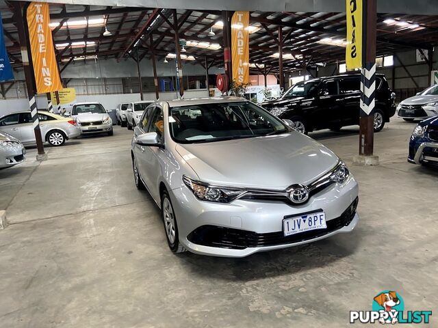 2017 TOYOTA COROLLA ASCENT ZRE182R MY15 5D HATCHBACK