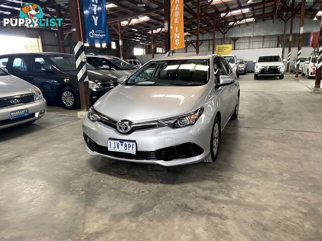 2017 TOYOTA COROLLA ASCENT ZRE182R MY15 5D HATCHBACK