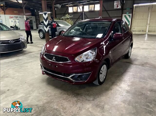 2017 MITSUBISHI MIRAGE ES LA MY18 5D HATCHBACK