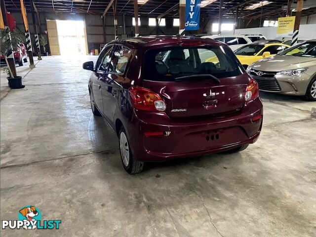 2017 MITSUBISHI MIRAGE ES LA MY18 5D HATCHBACK