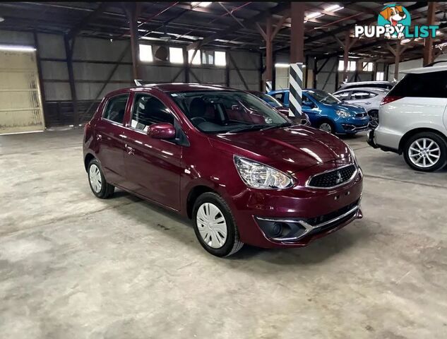 2017 MITSUBISHI MIRAGE ES LA MY18 5D HATCHBACK