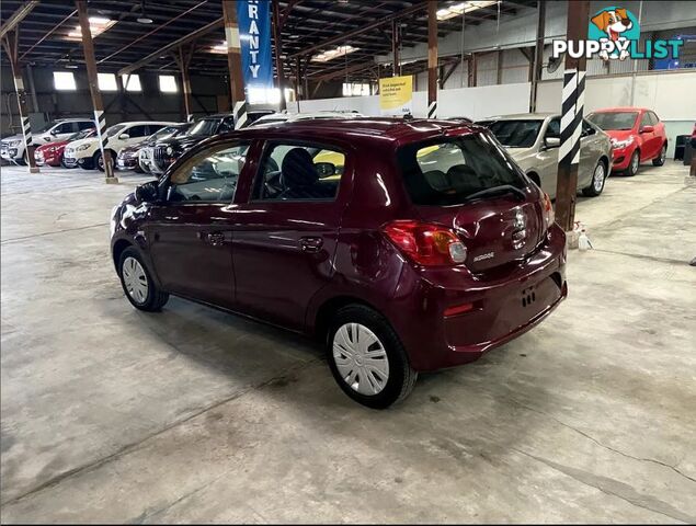 2017 MITSUBISHI MIRAGE ES LA MY18 5D HATCHBACK