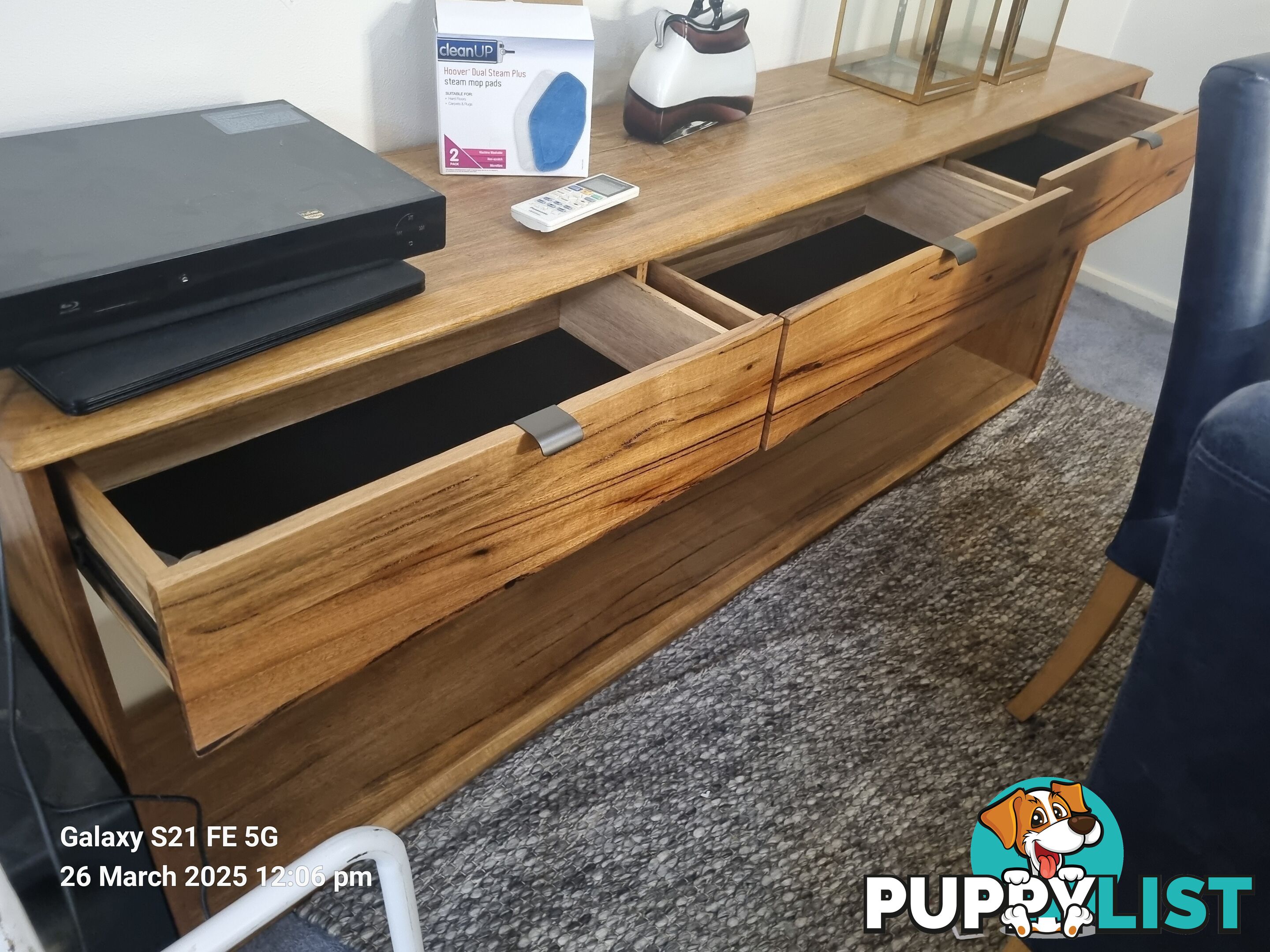 Jindalee Furniture Set - 5pce Dining Table, Hall Table &amp; Console Table