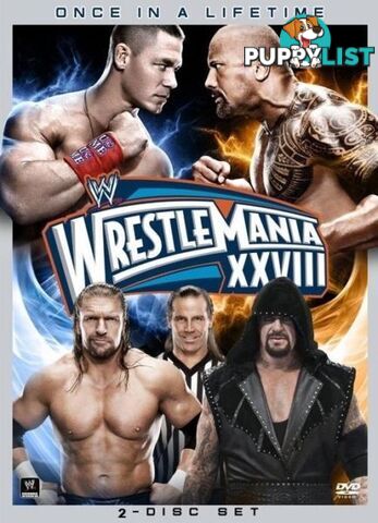 WWE RARE WRESTLEMANIA XXVIII 2 DISC DVD SET BRAND NEW