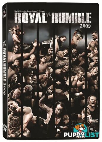 RARE WWE 2009 ROYAL RUMBLE OFFICIAL LICENCED DVD BRAND NEW SEALED