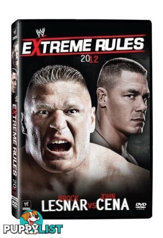 WWE 2012 EXTREME RULES OFFICIAL LICENCED PRODUCT NEW SEALED