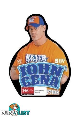 WWE COLLECTORS EDITION METAL BOXED JOHN CENA 5 DVD SET SEALED