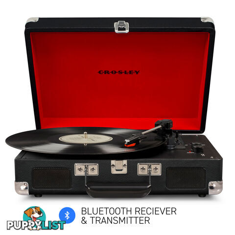 Crosley Cruiser Black - Bluetooth Portable Turntable - 710244250498 - Crosley - 710244250498