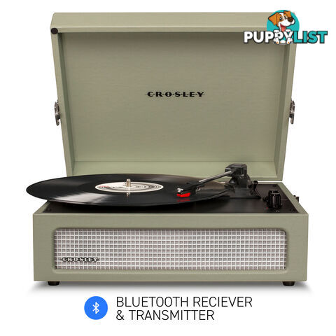 Crosley Voyager Sage - Bluetooth Portable Turntable - 710244249546 - Crosley - 710244249546