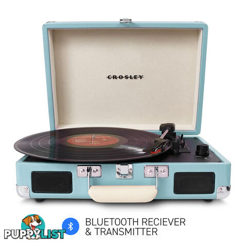 Crosley Cruiser Turquoise - Bluetooth Portable Turntable - 710244250603 - Crosley - 710244250603