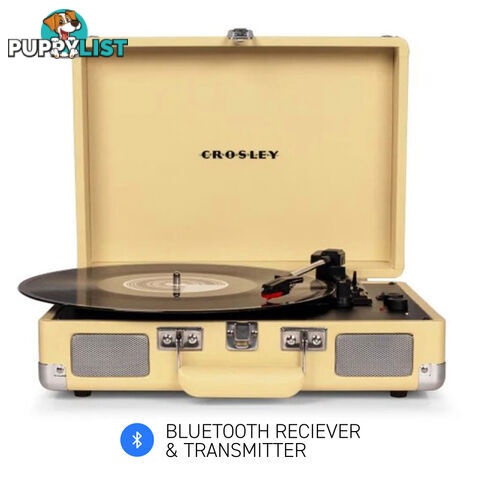 Crosley Cruiser Fawn - Bluetooth Portable Turntable - 710244249584 - Crosley - 710244249584