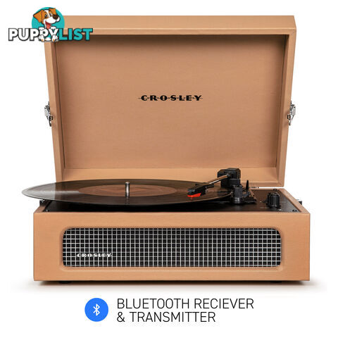 Crosley Voyager Tan - Bluetooth Portable Turntable - 710244249706 - Crosley - 710244249706