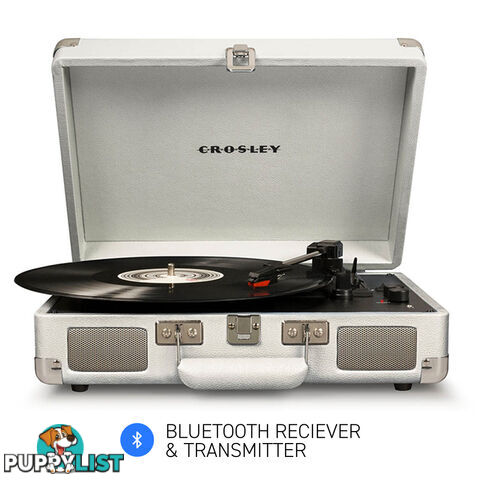 Crosley Cruiser White Sands - Bluetooth Portable Turntable - 710244250610 - Crosley - 710244250610