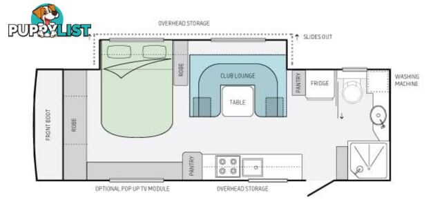 2016 JAYCO SILVERLINE 24.75-3 DOUBLE SLIDEOUT CARAVAN